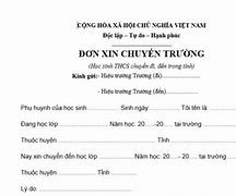 Hồ Sơ Chuyển Trường Bậc Tiểu Học 2023 Tphcm